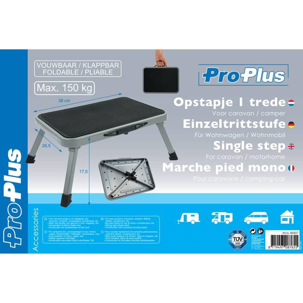 Proplus Opstapje Inklapbaar 150 Kg Metaal