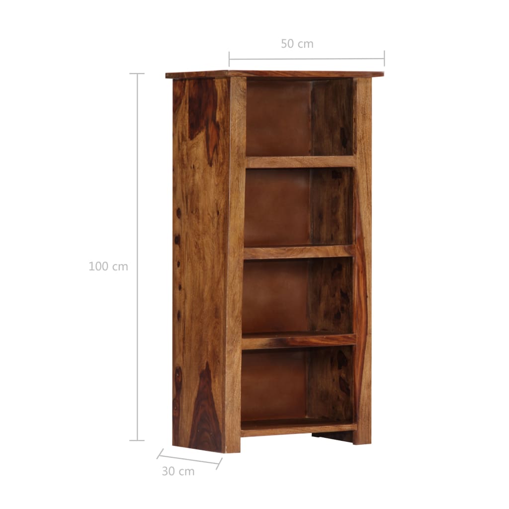 Boekenkast 50X30X100 Cm Massief Hout