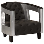 Fauteuil Luchtvaartstijl Echt Leer