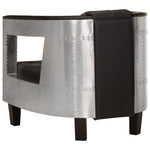 Fauteuil Luchtvaartstijl Echt Leer