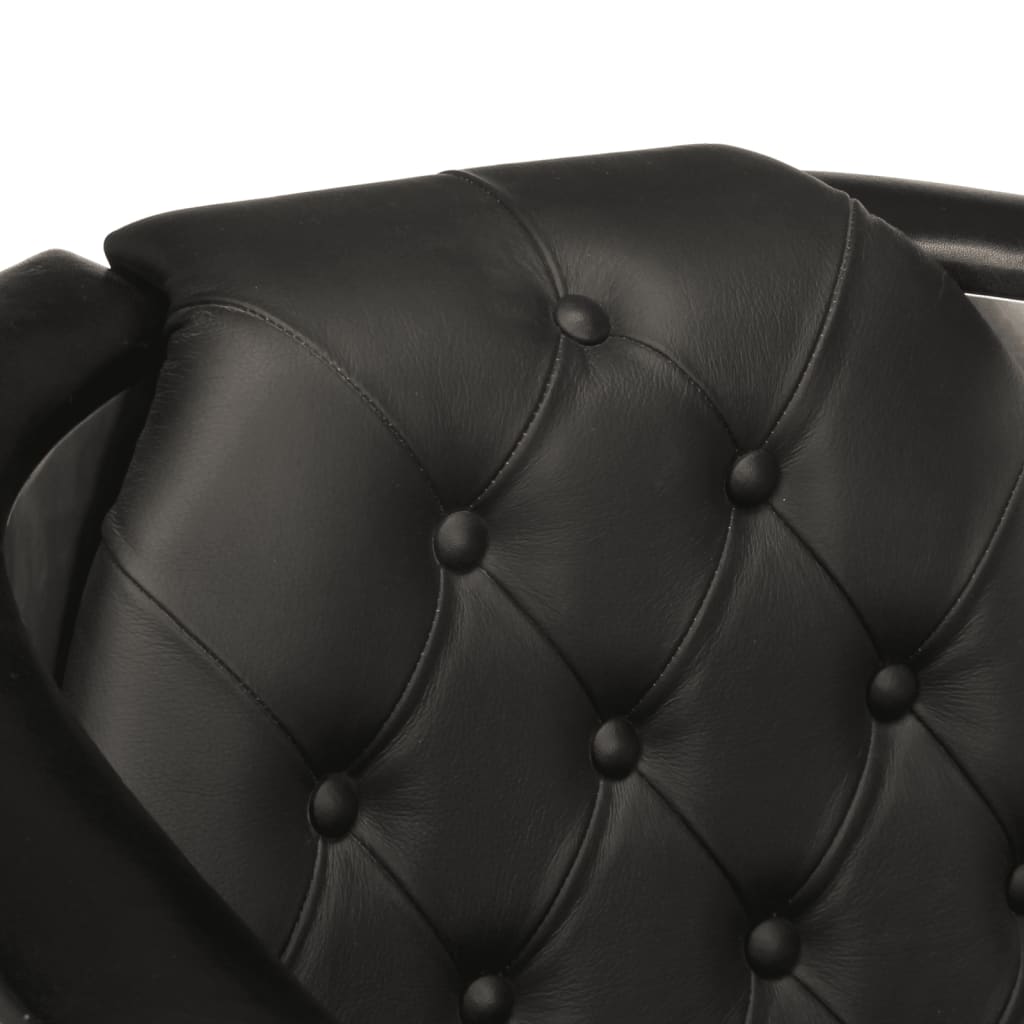 Fauteuil Luchtvaartstijl Echt Leer
