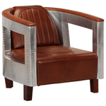Fauteuil Luchtvaartstijl Echt Leer