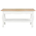 Salontafel 87,5X42X44 Cm Massief Grenenhout En Bruin