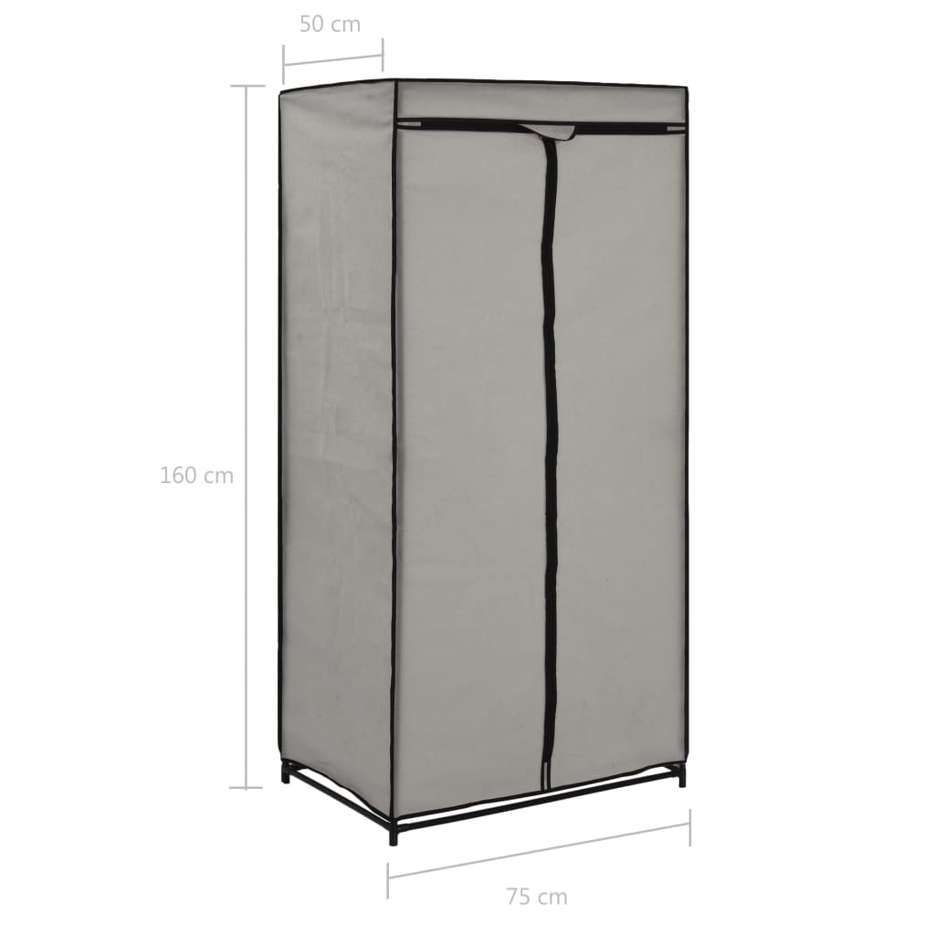 Kledingkasten 2 St 75X50X160 Cm