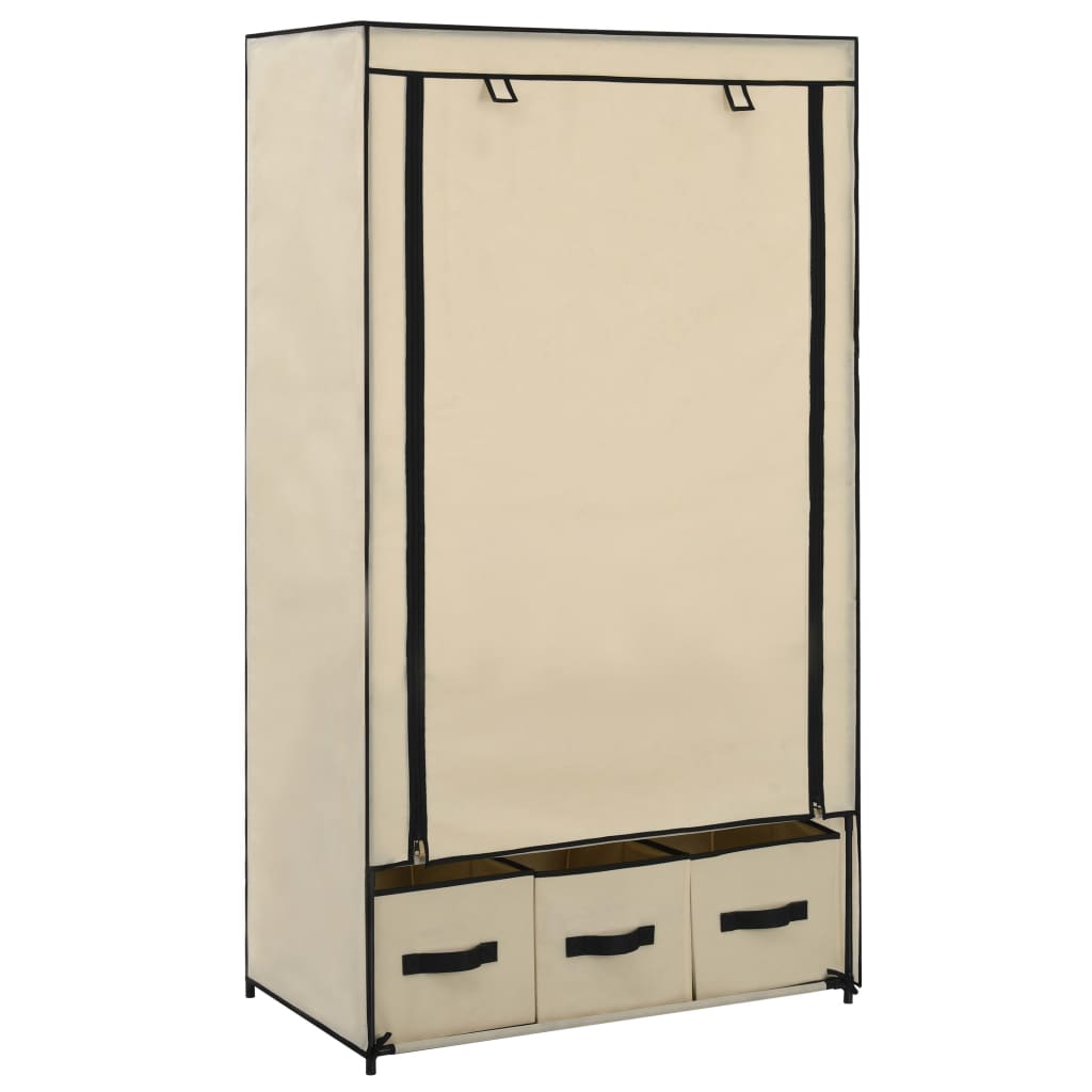 Kledingkast 87X49X159 Cm Stof