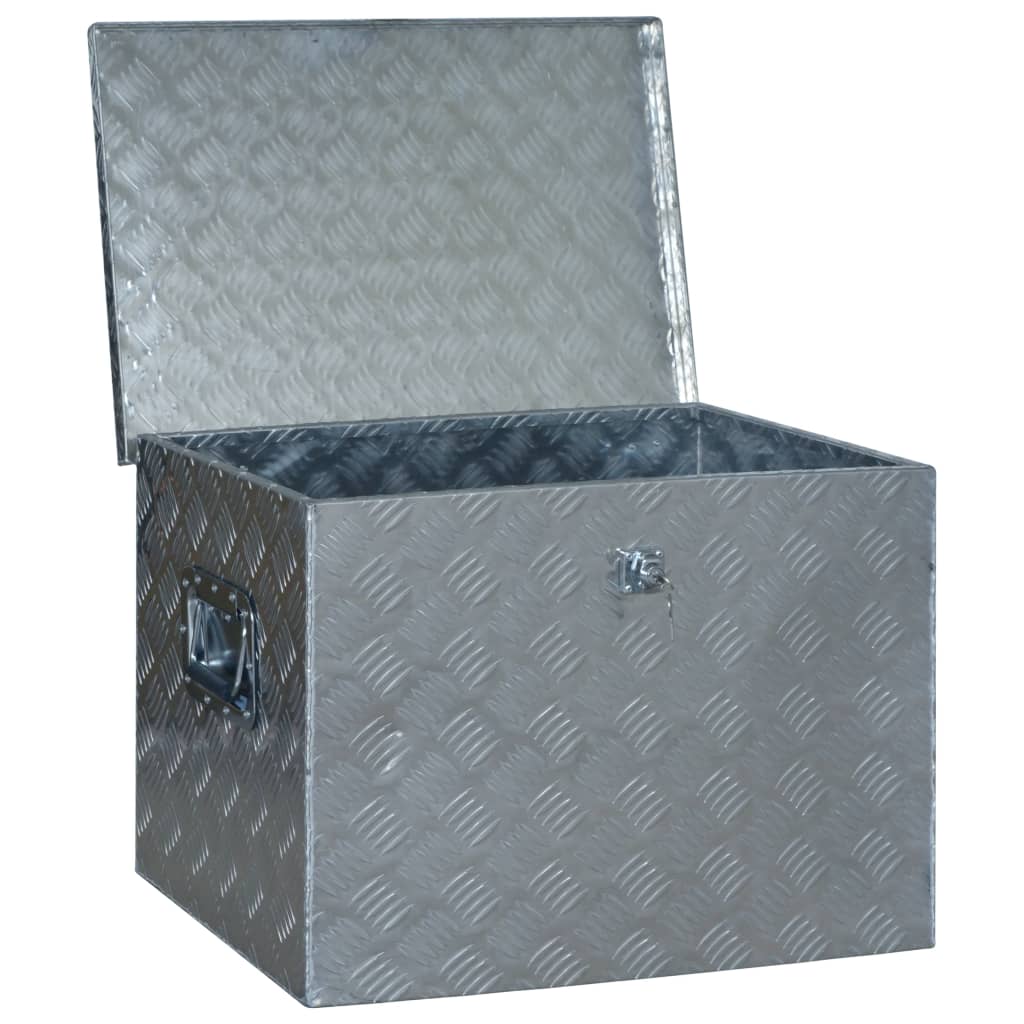 Aluminium Kist 610X430X455 Mm Zilverkleurig