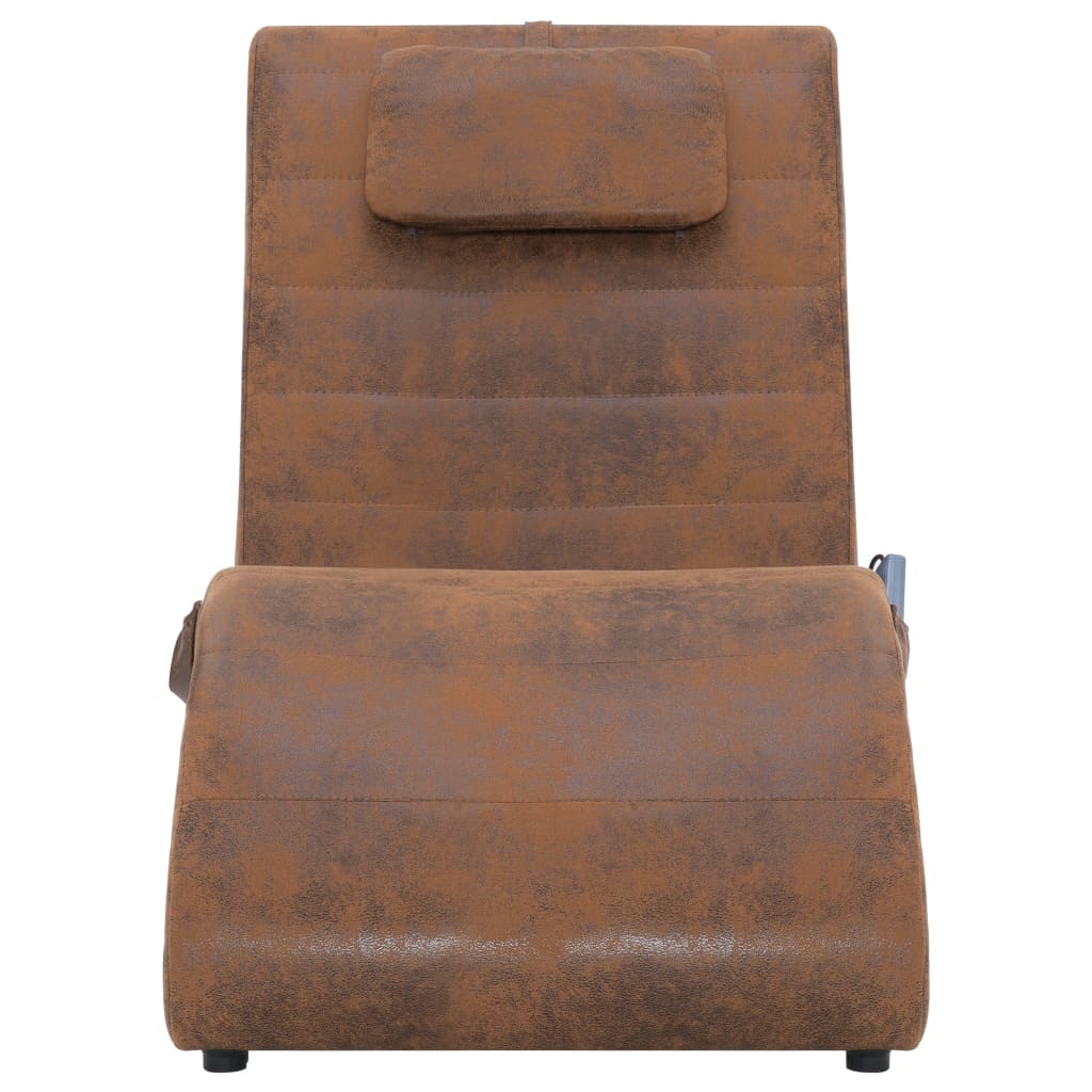 Massage Chaise Longue Met Kussen Kunstsuède