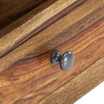 Tv-Meubel 120X30X40 Cm Massief Sheeshamhout