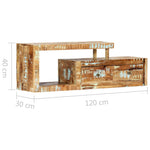 Tv-Meubel 20X30X40 Cm Massief Gerecycled Hout