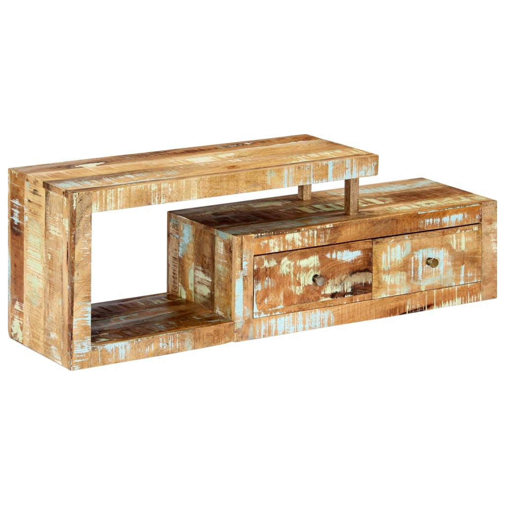 Tv-Meubel 20X30X40 Cm Massief Gerecycled Hout