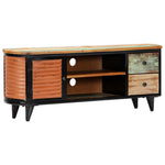 Tv-Meubel 120X30X45 Cm Massief Gerecycled Hout