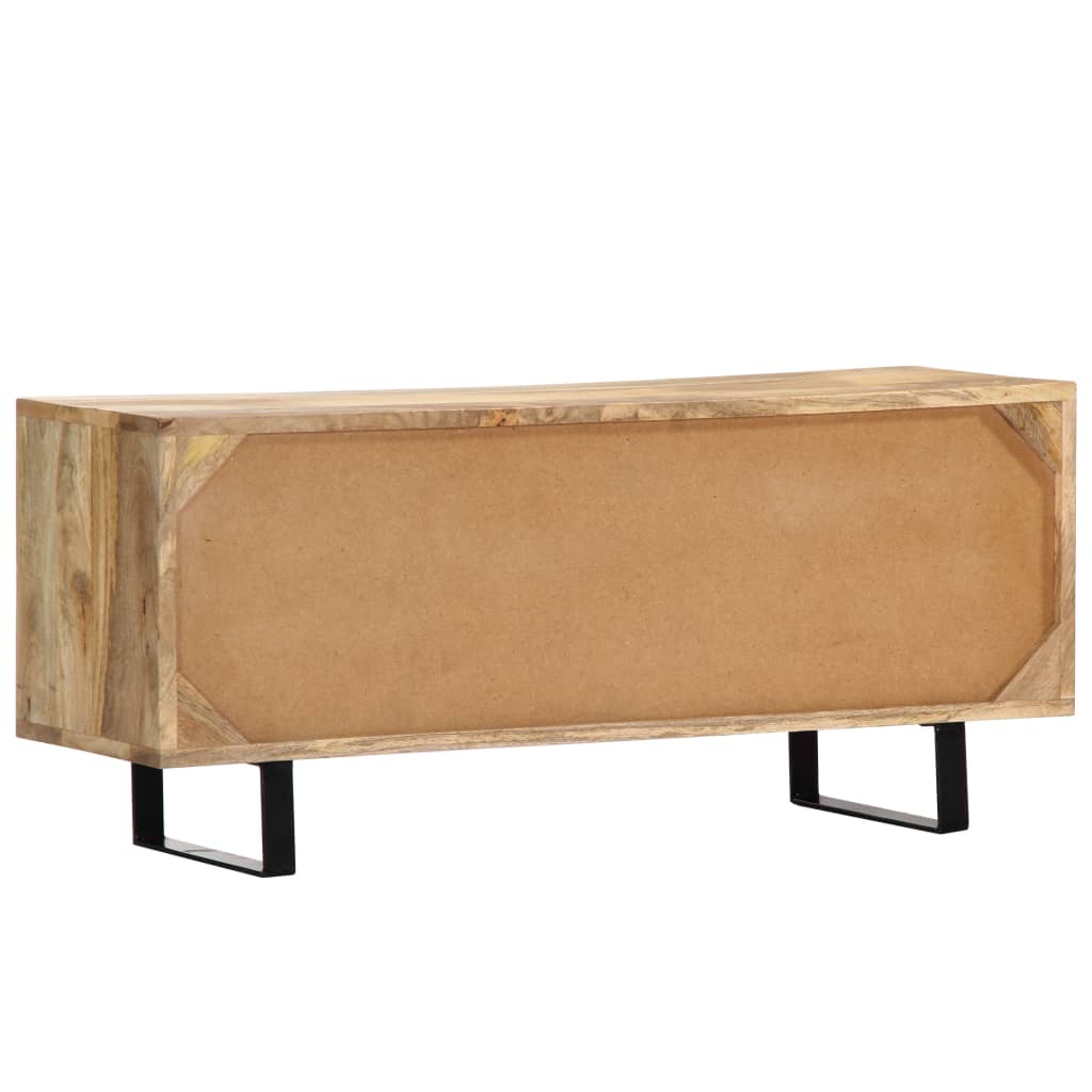 Tv-Meubel 90X30X40 Cm Massief Mangohout