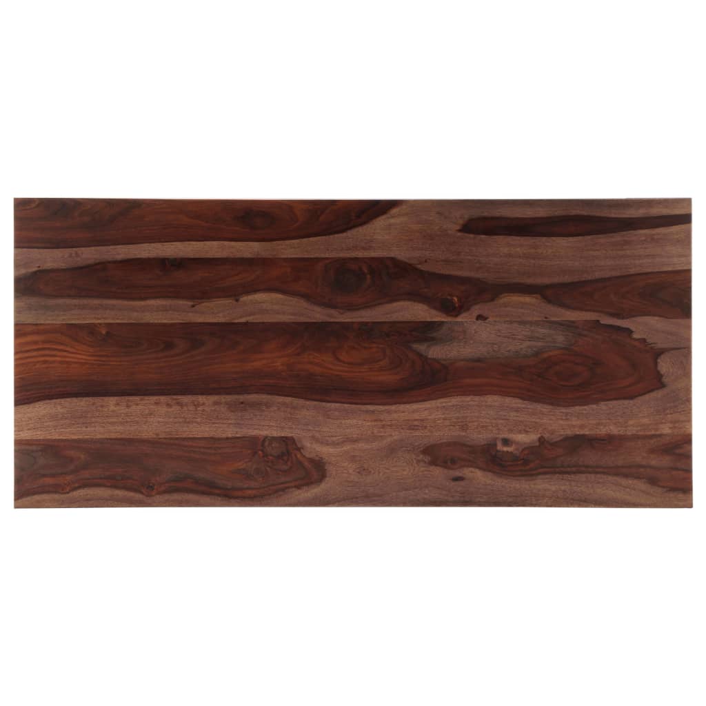 Salontafel 110X50X35 Cm Massief Hout Grijs