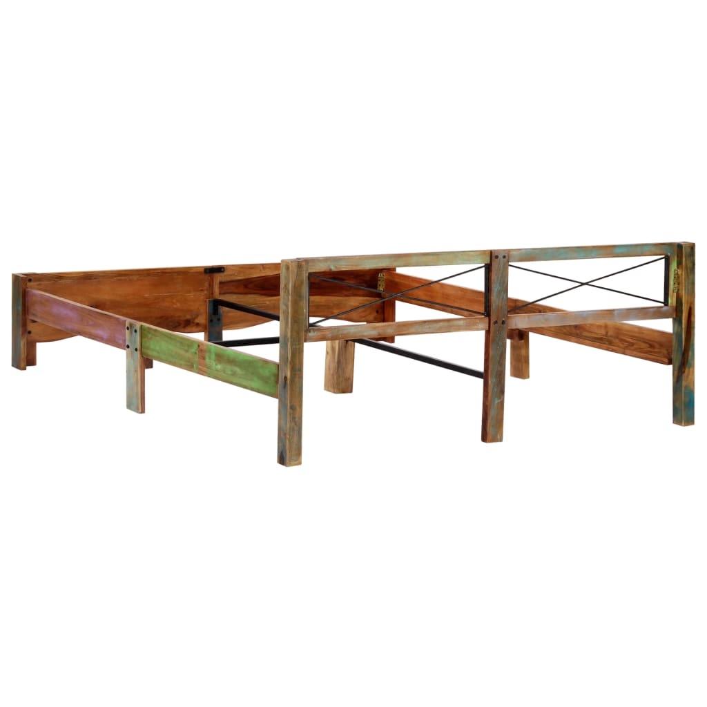 Bedframe Massief Gerecycled Hout