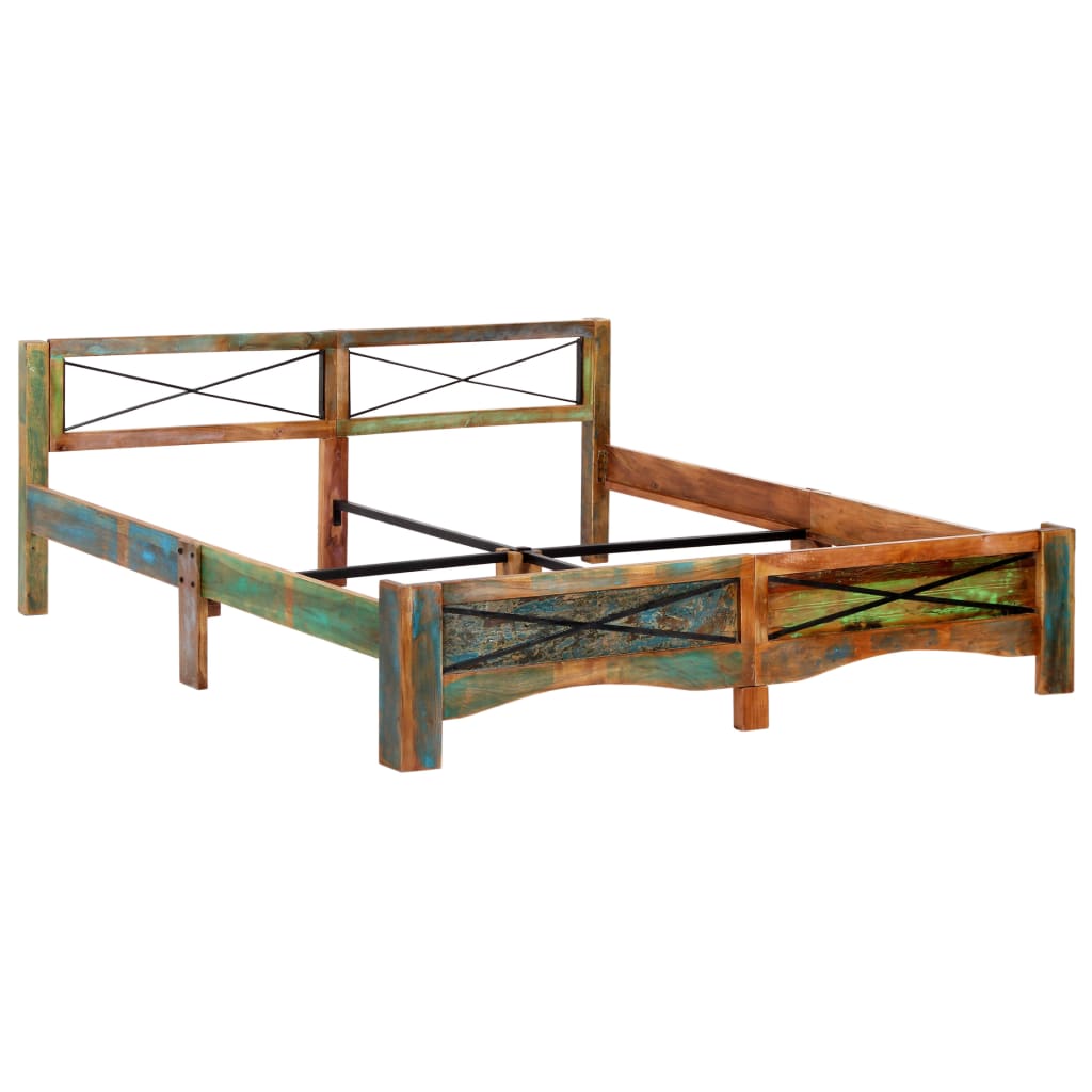 Bedframe Massief Gerecycled Hout