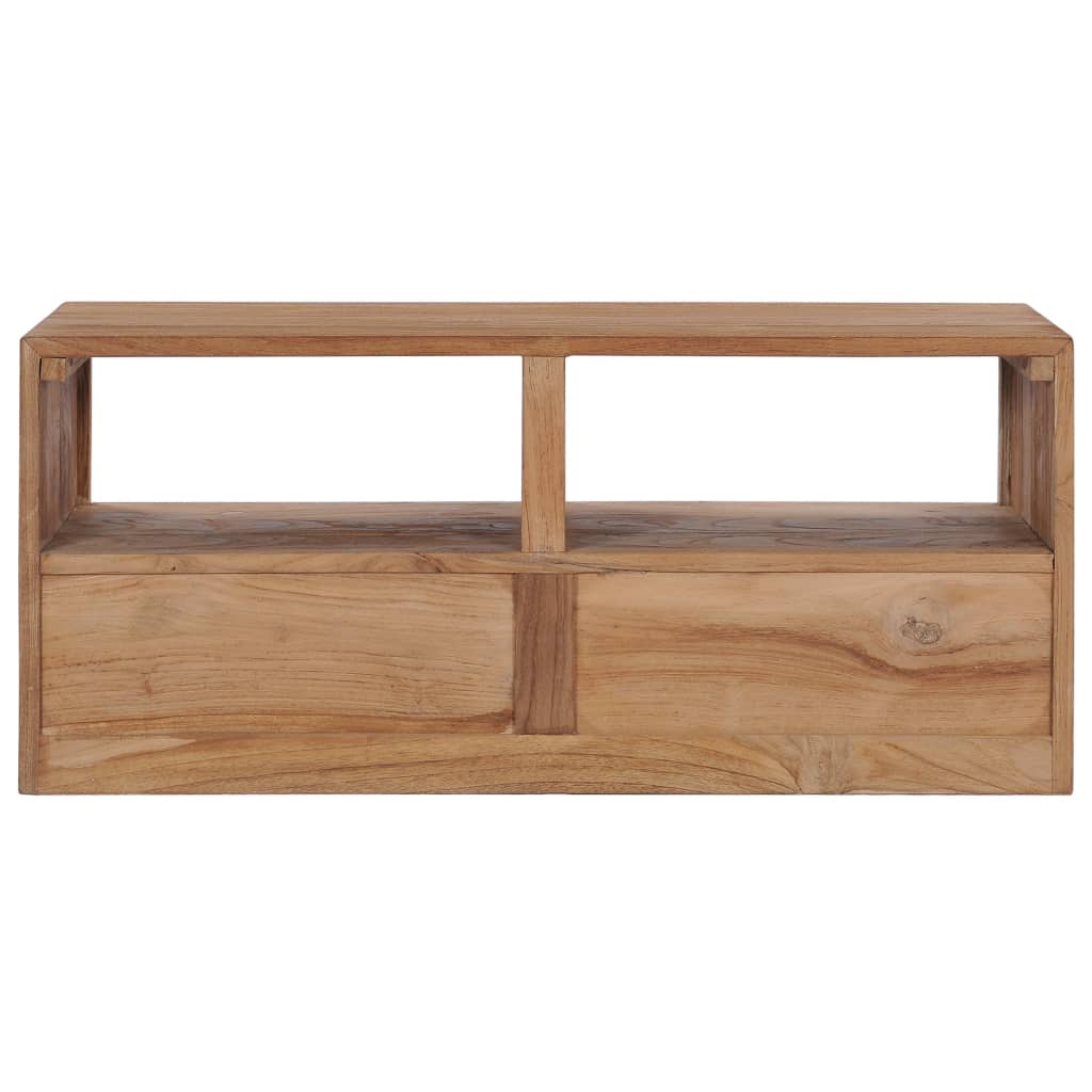 Tv-Meubel 90X30X40 Cm Massief Teakhout