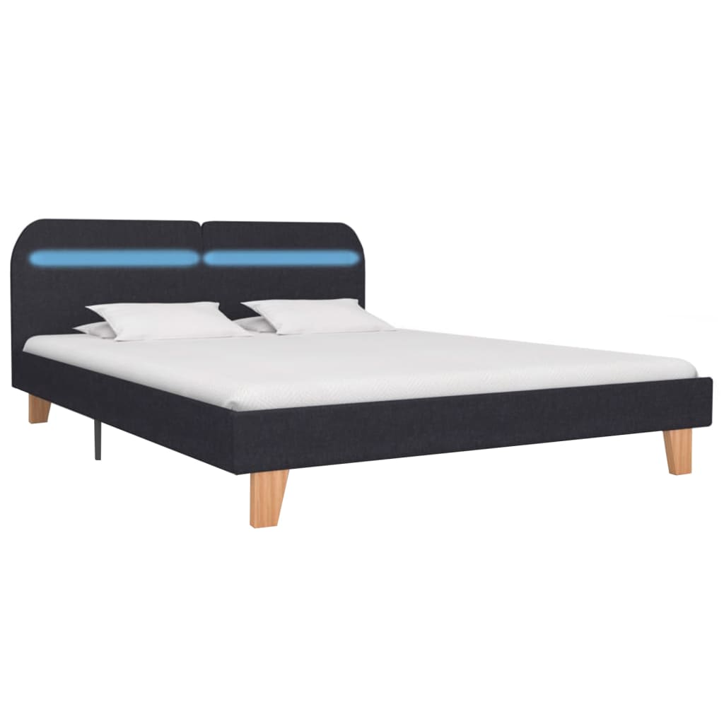 Bedframe Met Led Stof