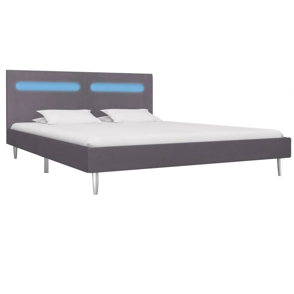 Bedframe Met Led Stof