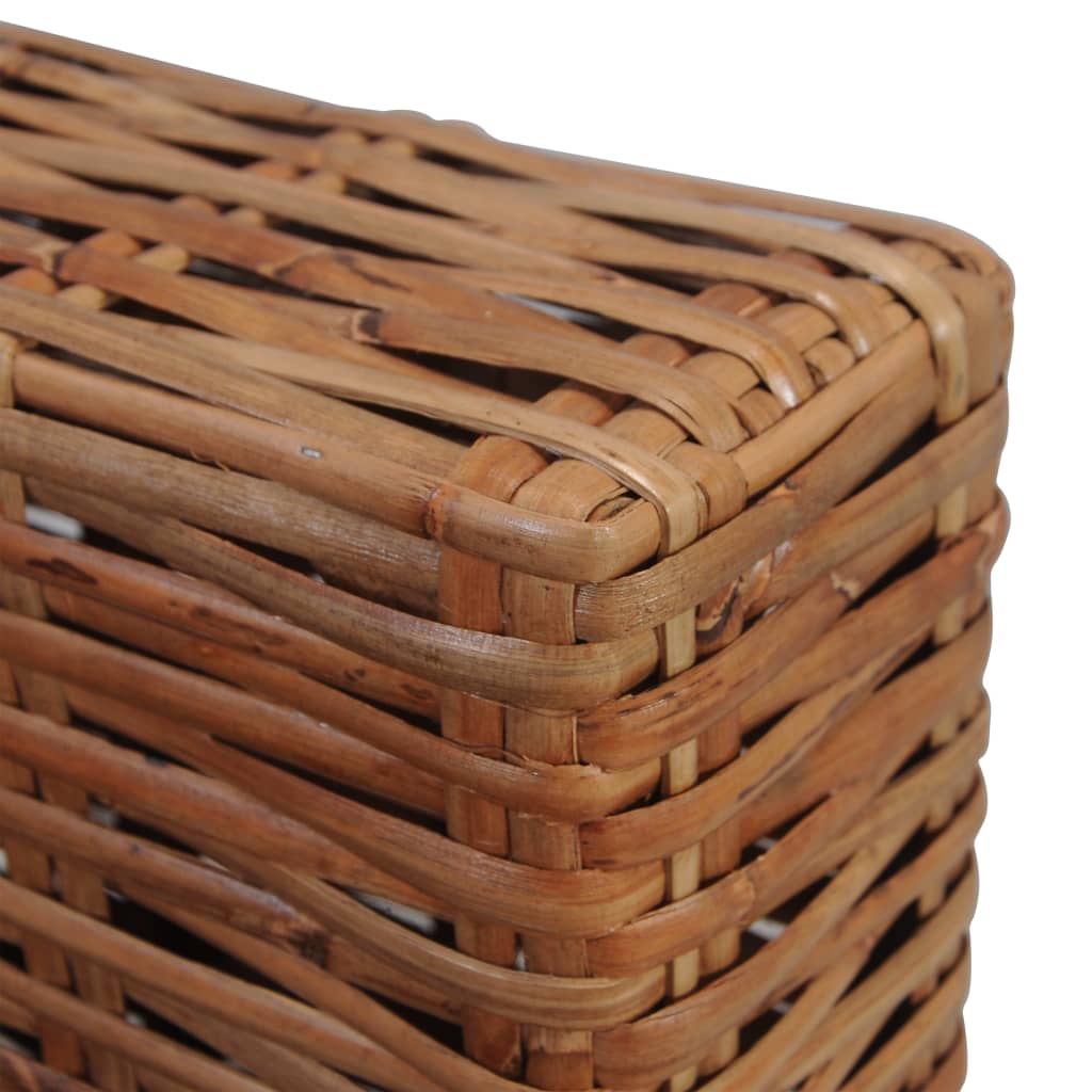 Fauteuil Met Kussens Natuurlijk Rattan Wit