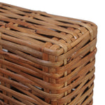 Fauteuil Met Kussens Natuurlijk Rattan Wit