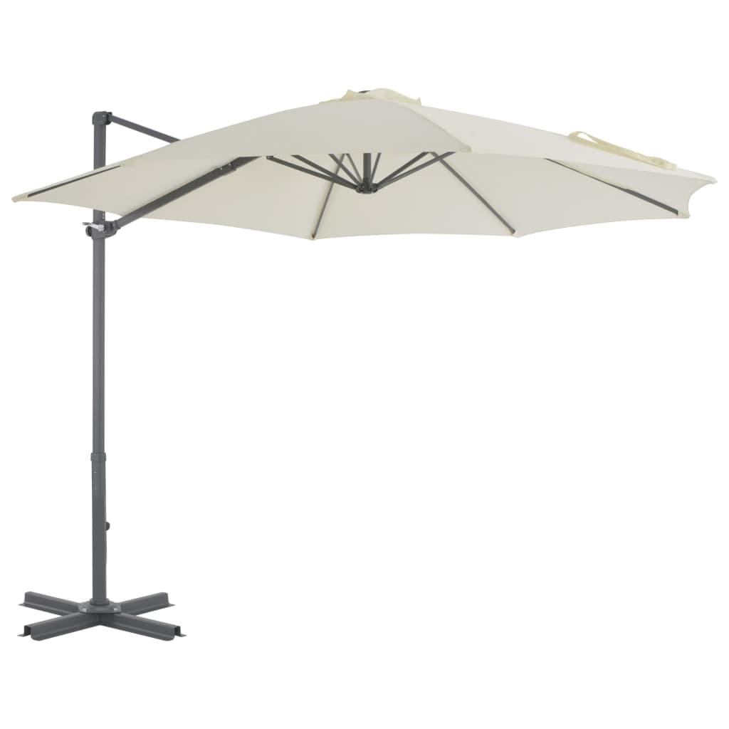 Parasol Met Draagbare Voet Kleurig