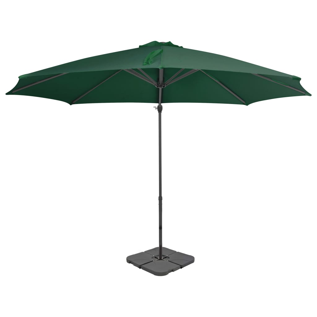 Parasol Met Draagbare Voet Kleurig