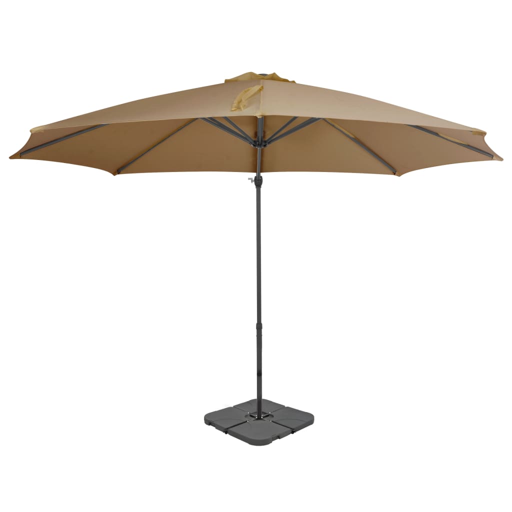 Parasol Met Draagbare Voet Kleurig