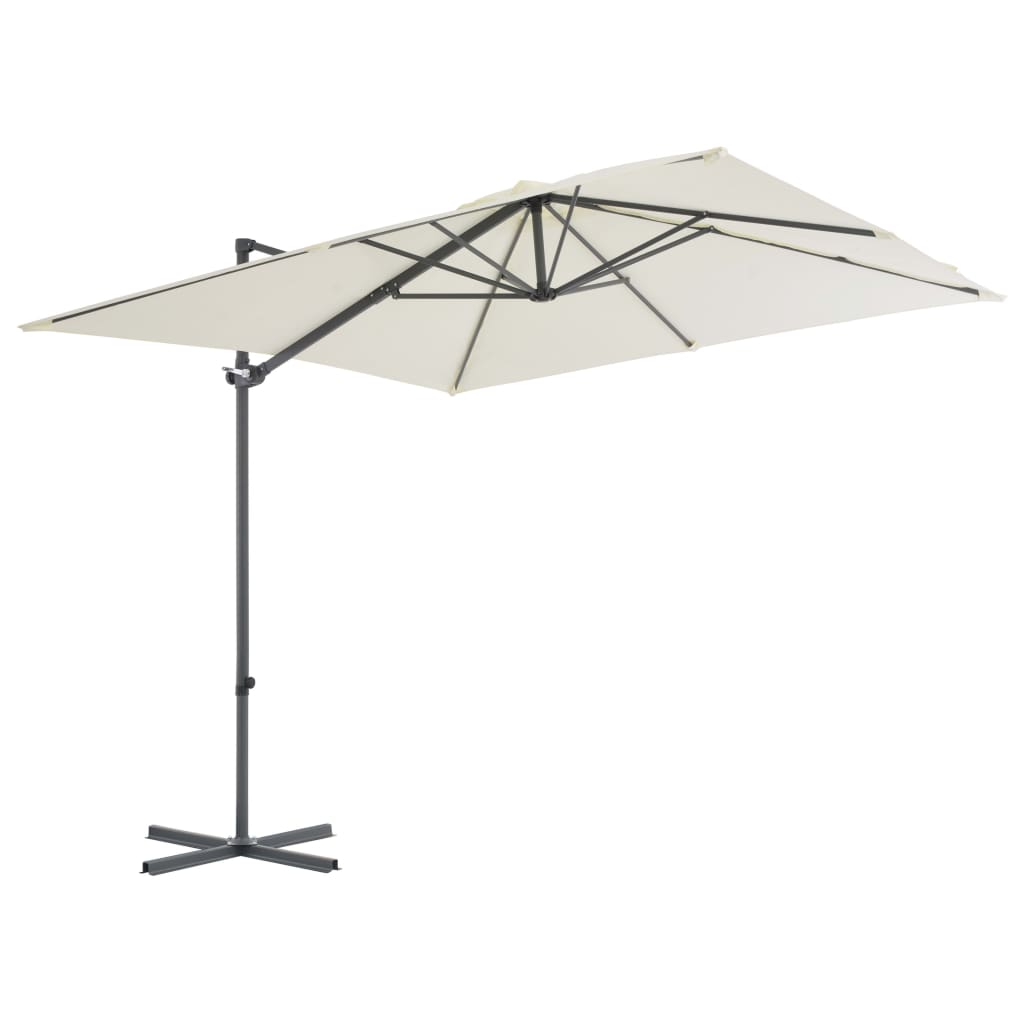 Parasol Met Draagbare Voet Kleurig