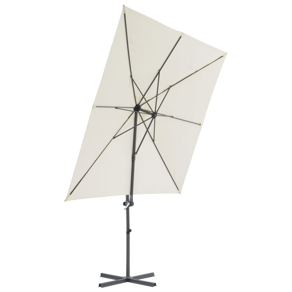 Parasol Met Draagbare Voet Kleurig