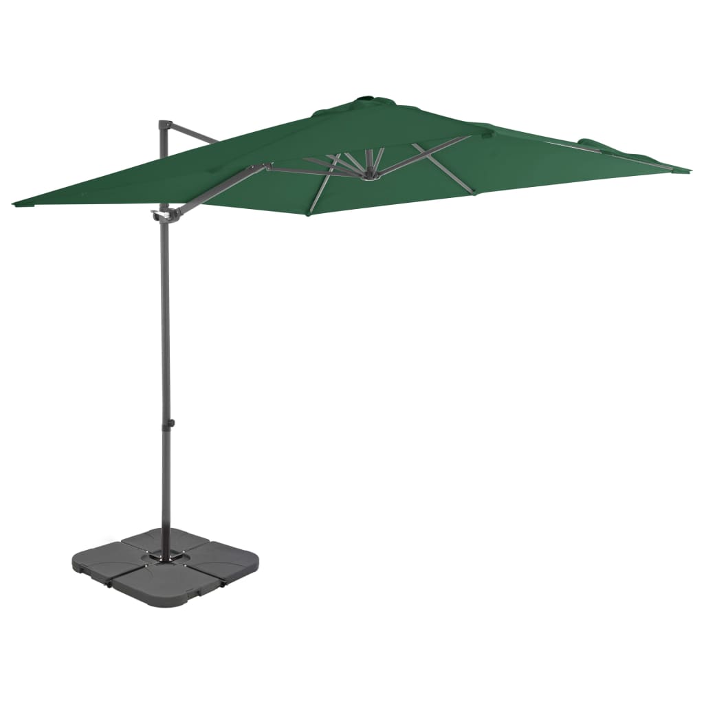 Parasol Met Draagbare Voet Kleurig