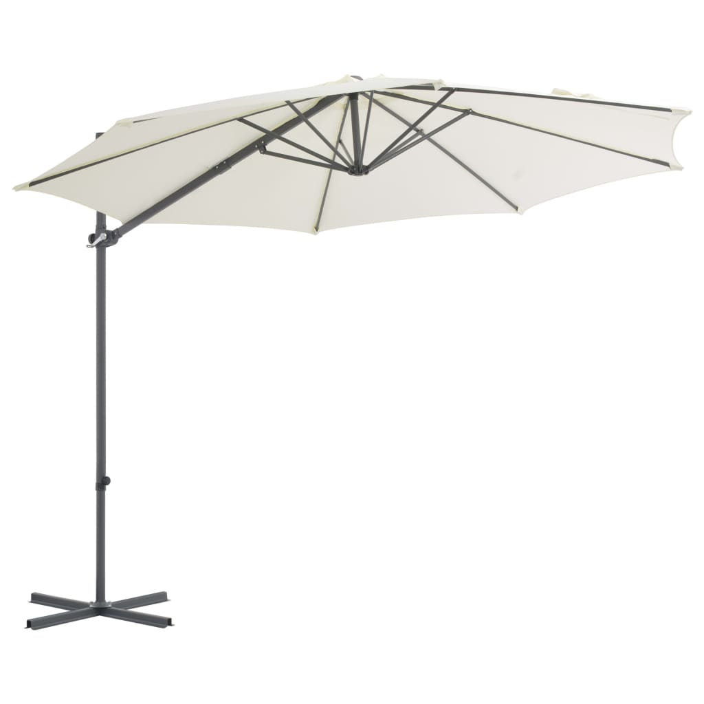 Parasol Met Draagbare Voet Kleurig