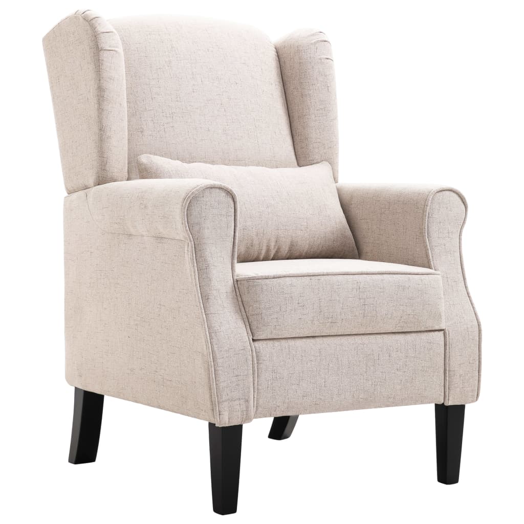 Fauteuil Met Stof Blauw/Grijs
