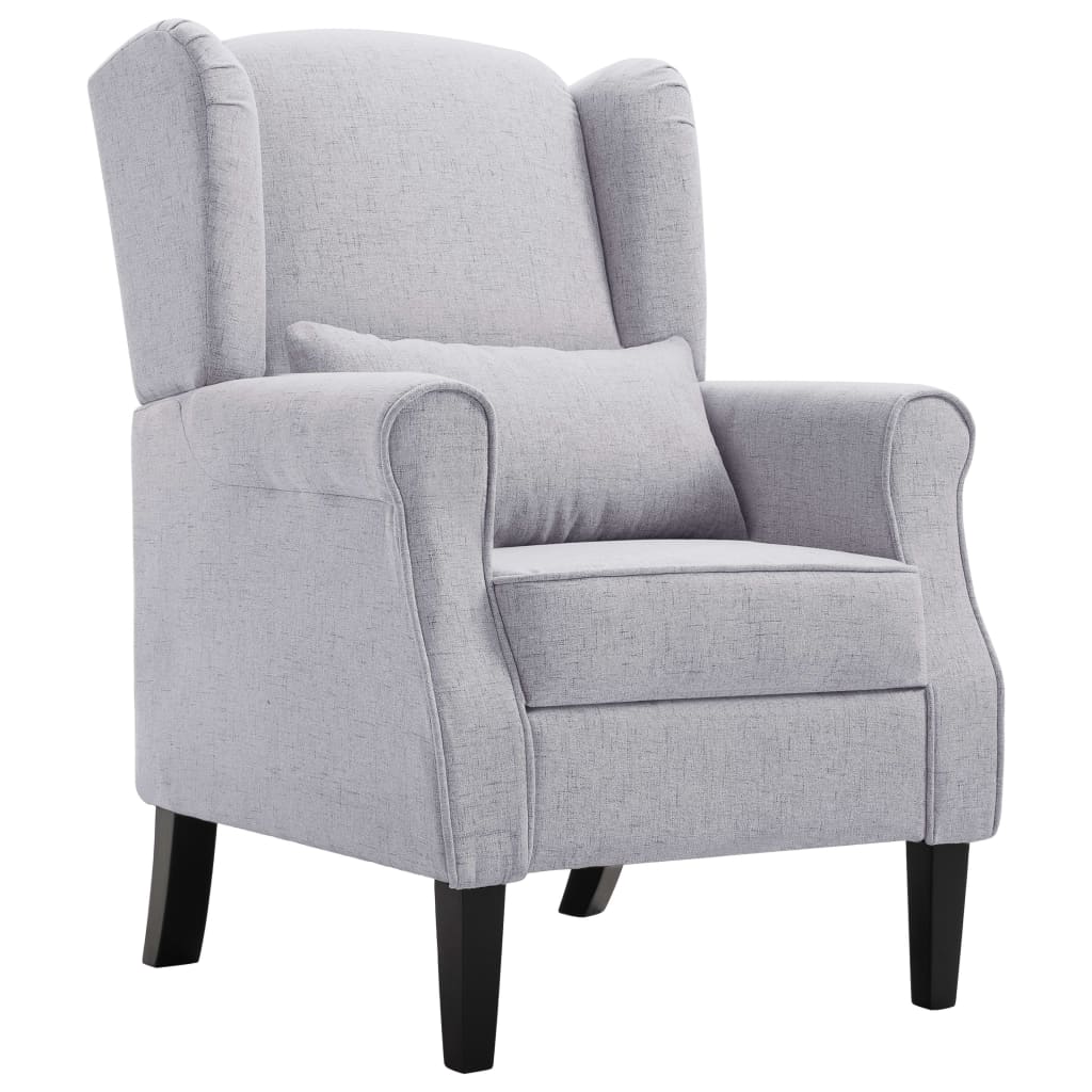 Fauteuil Met Stof Blauw/Grijs