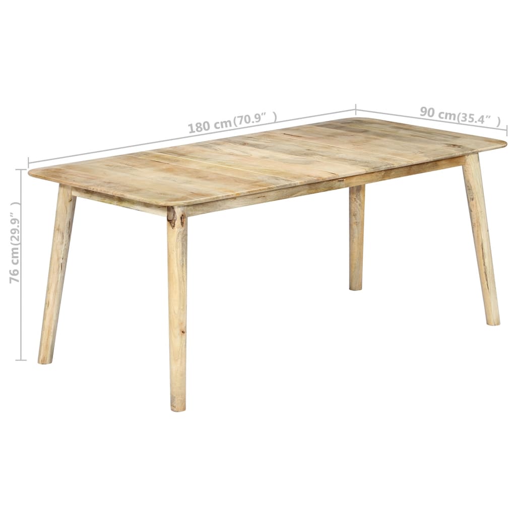 Eettafel Massief Mangohout