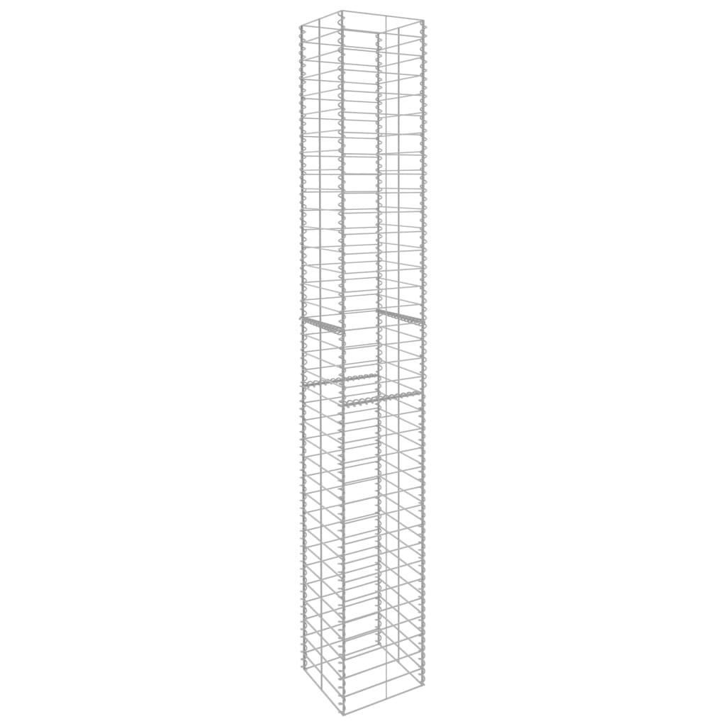 Schanskorven 3 St 25X25X197 Cm Gegalvaniseerd Staal