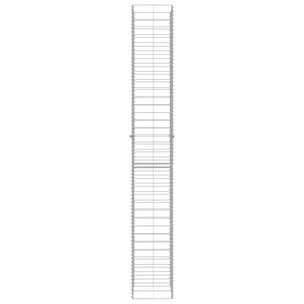 Schanskorven 3 St 25X25X197 Cm Gegalvaniseerd Staal