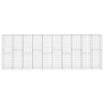 Schanskorfmuur Met Deksel 600X50X200 Cm Gegalvaniseerd Staal