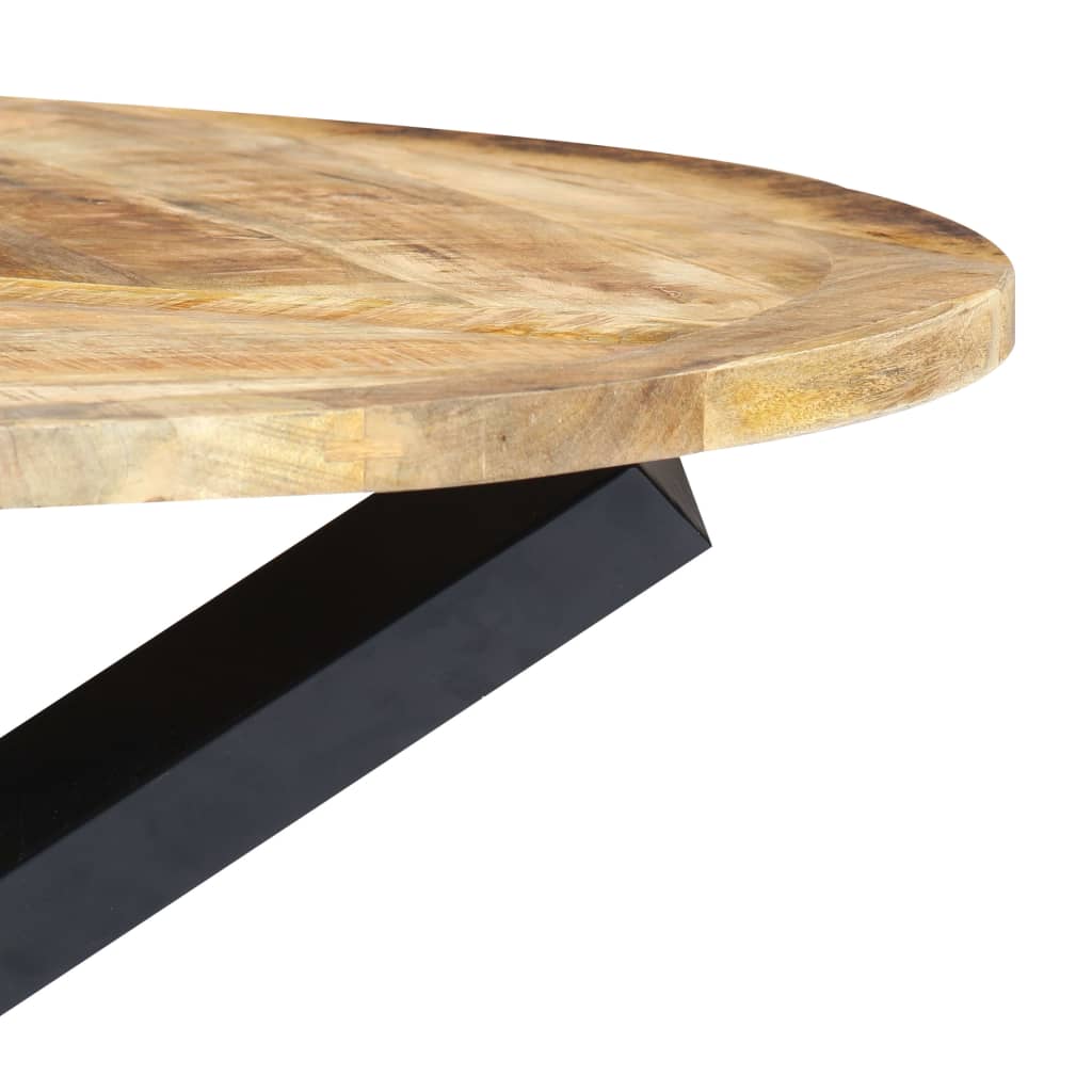 Eettafel Rond Massief Mangohout