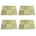 12 St Terrastegels 50X50 Cm Hout