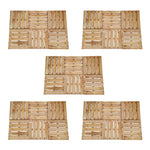 12 St Terrastegels 50X50 Cm Hout