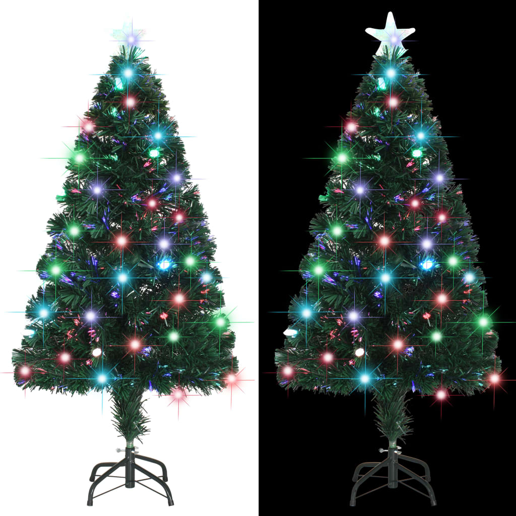 Kerstboom Met Led En Standaard 120 Cm Glasvezel