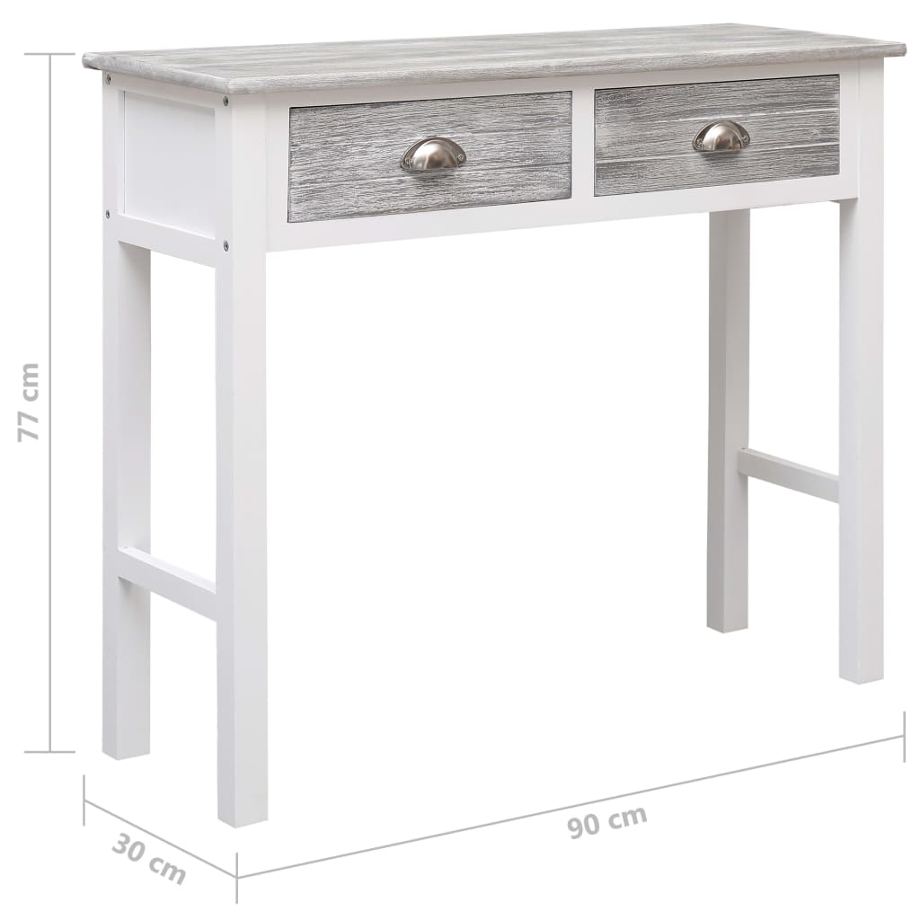 Wandtafel 90X30X77 Cm Hout