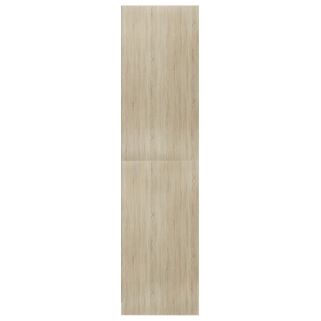 Kledingkast Bewerkt Hout Kleurig Sonoma Eiken