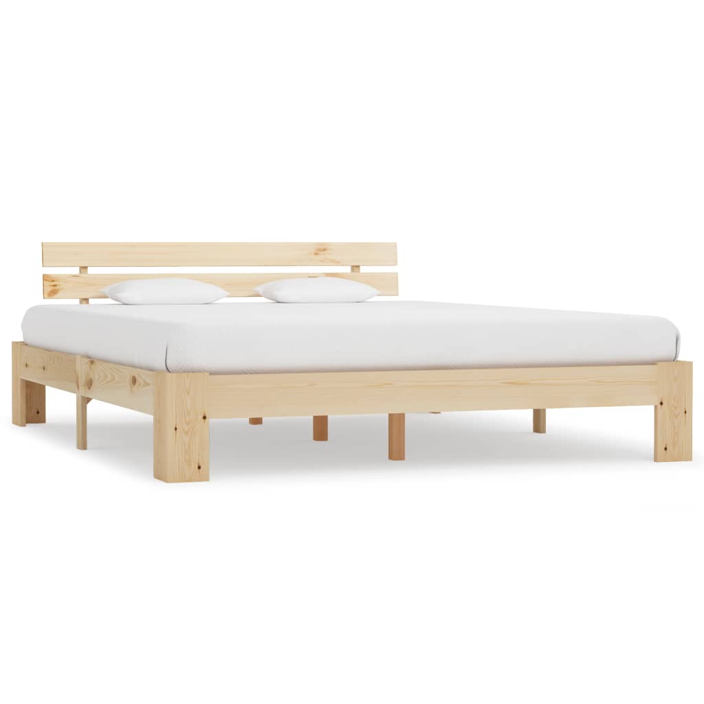 Bedframe Massief Grenenhout