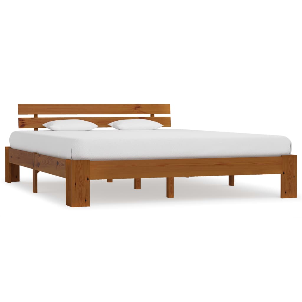 Bedframe Massief Grenenhout