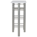 Barset Met Schappen Hout En Staal