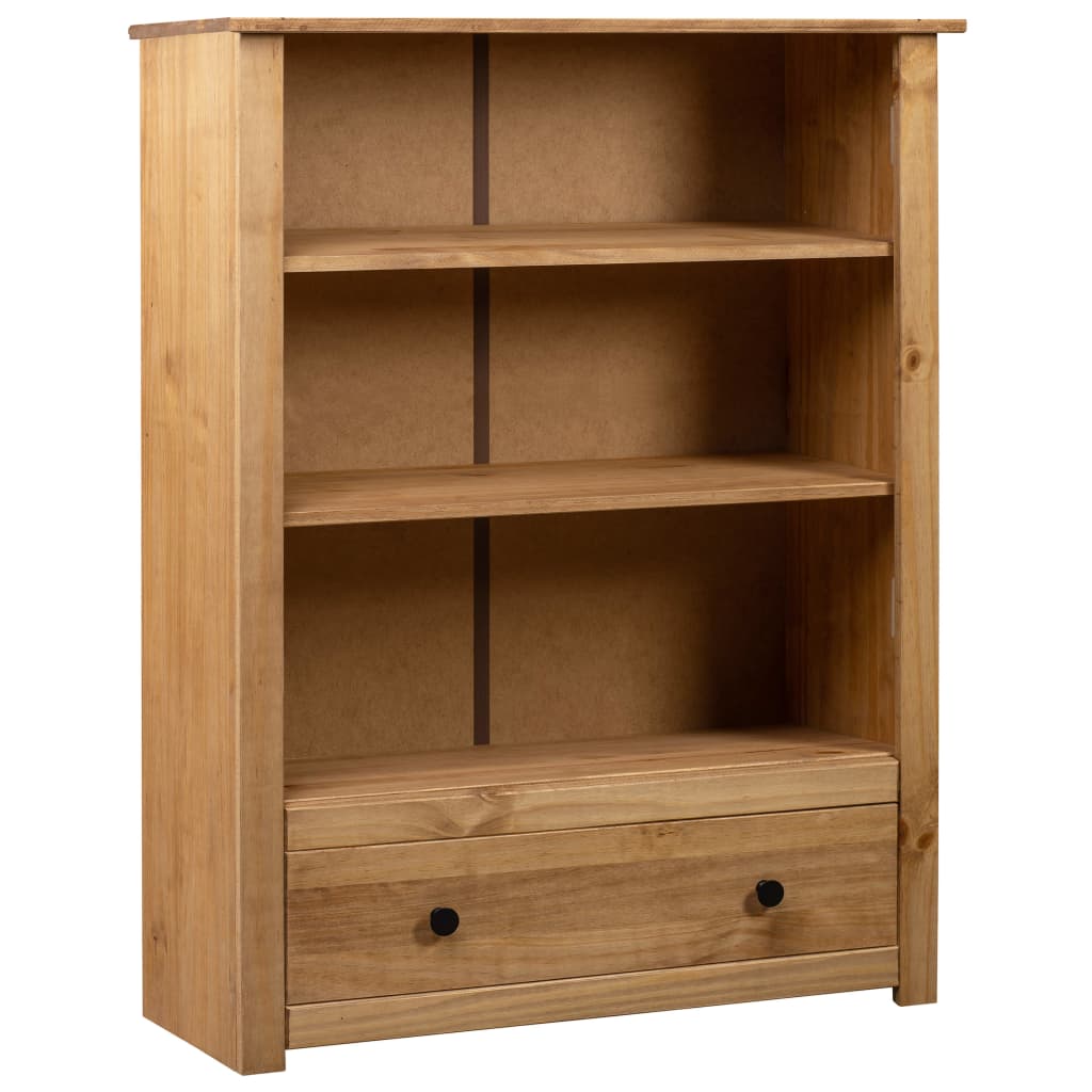 Boekenkast Panama Range 80X35X110 Cm Massief Grenenhout