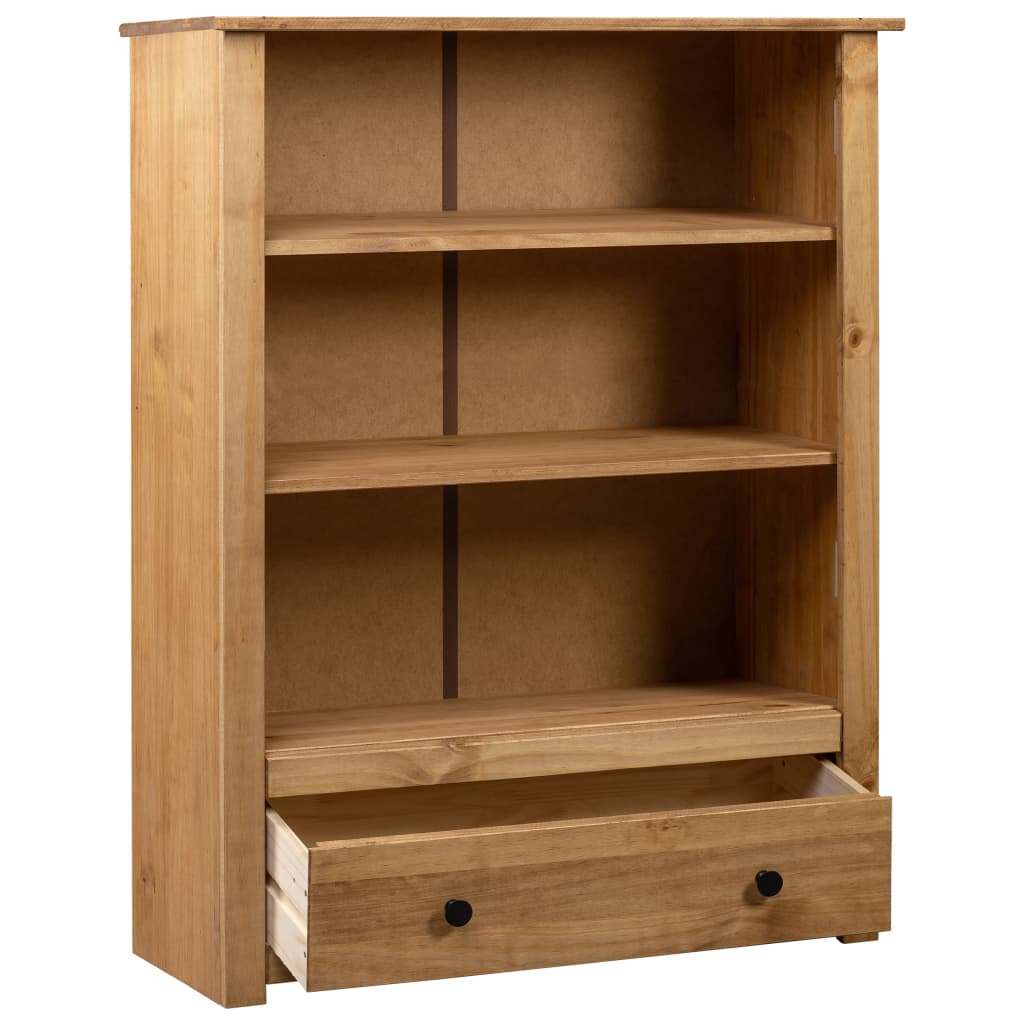 Boekenkast Panama Range 80X35X110 Cm Massief Grenenhout