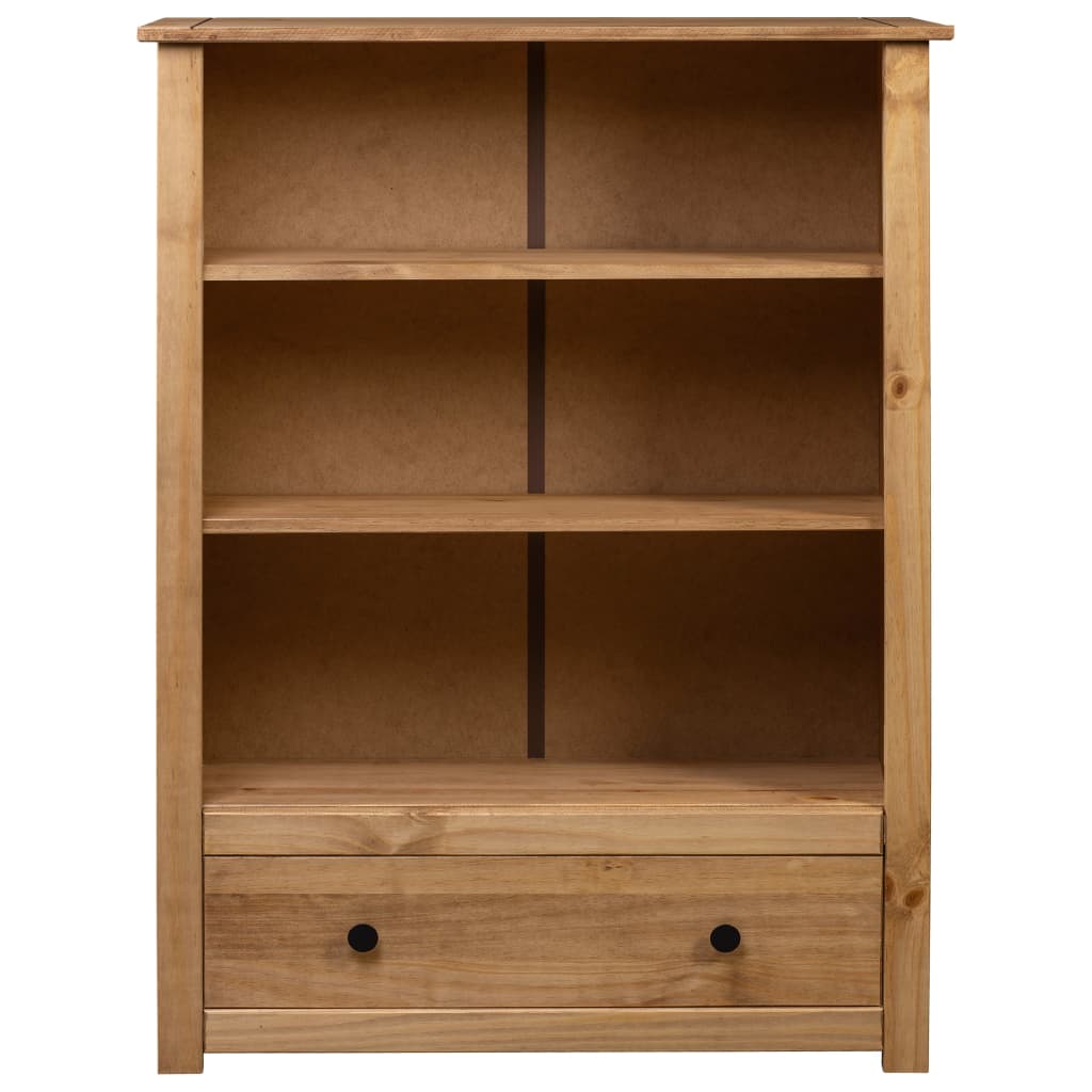 Boekenkast Panama Range 80X35X110 Cm Massief Grenenhout