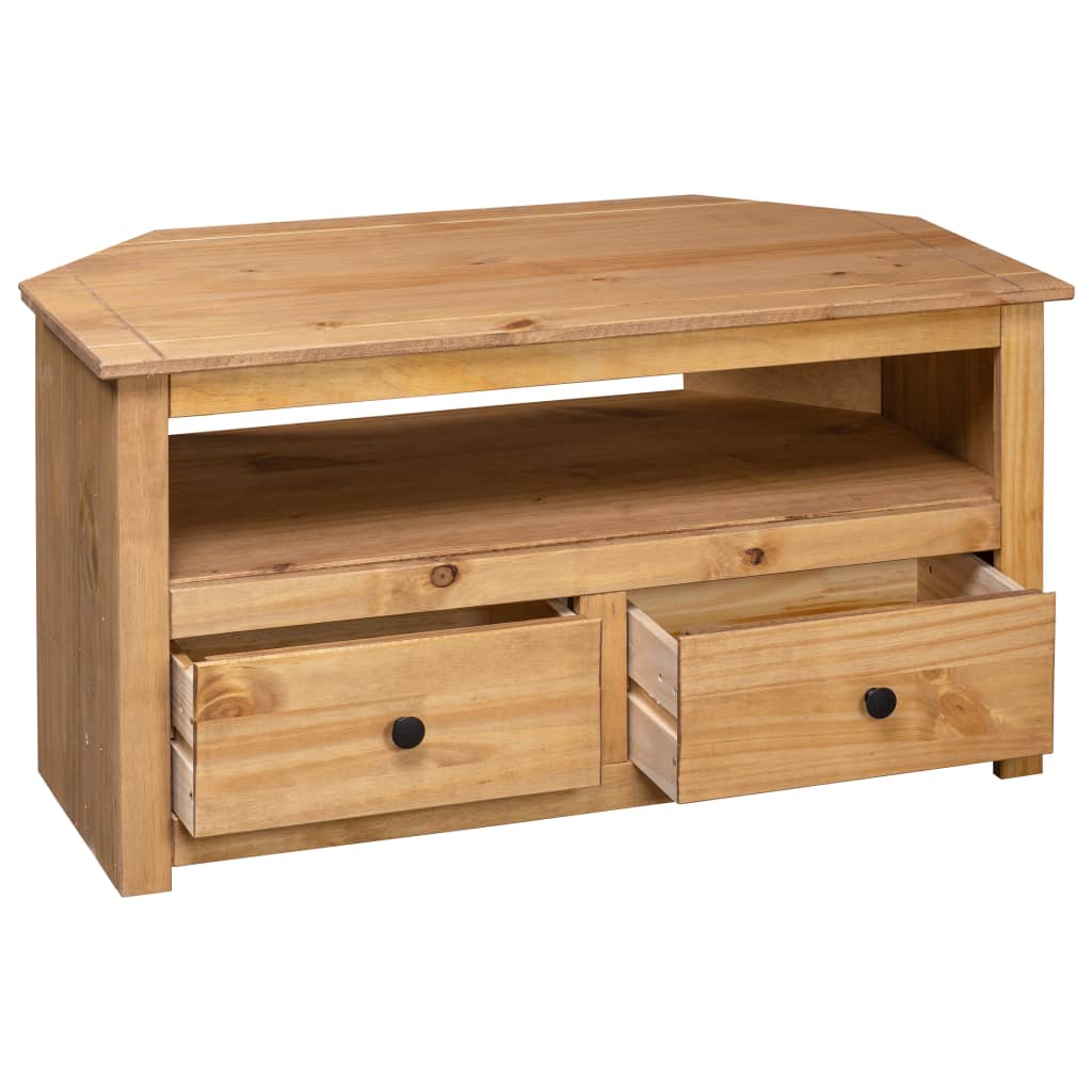 Tv-Hoekkast Panama Range 93X49X49 Cm Massief Grenenhout